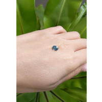 0.97 Ct. Greenish Blue Sapphire from Montana Life Style