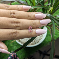 1.62 Ct. Padparadscha Sapphire from Ceylon (Sri Lanka) Life Style