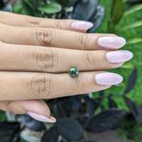 1.81 Ct. Green Sapphire from Ceylon (Sri Lanka) Life Style