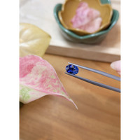 1.48 Ct. Blue Sapphire from Ceylon (Sri Lanka) Life Style