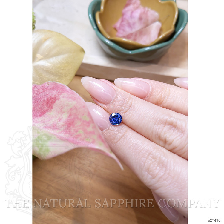 1.09 Ct. Purplish Blue Sapphire from Ceylon (Sri Lanka)