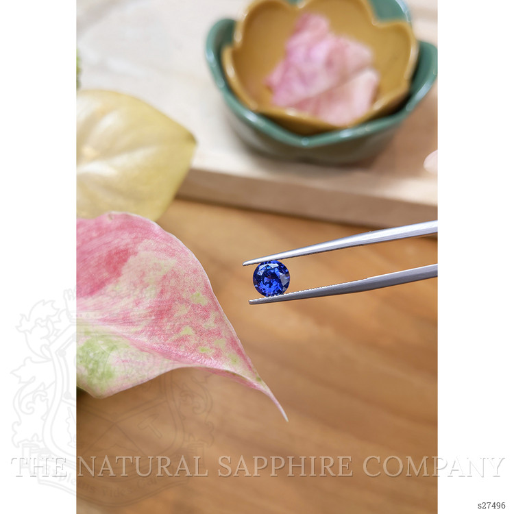 1.09 Ct. Purplish Blue Sapphire from Ceylon (Sri Lanka)