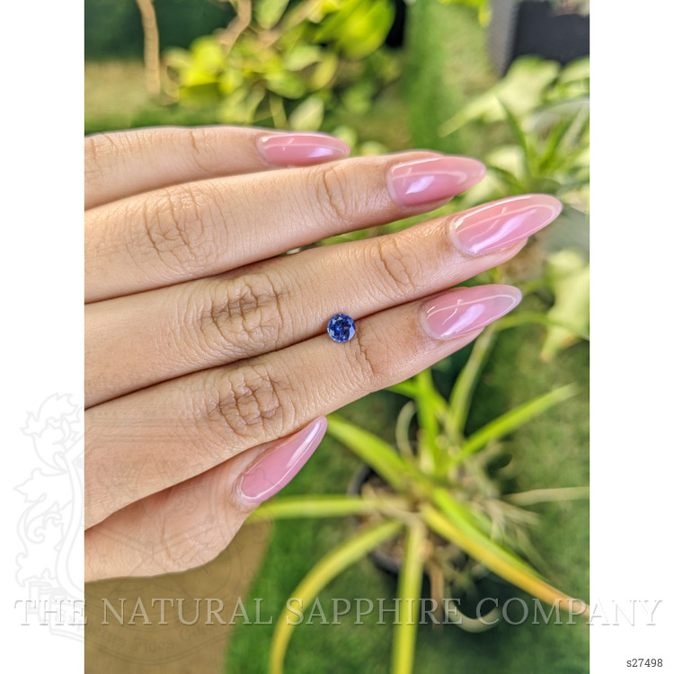 0.53 Ct. Blue Sapphire from Ceylon (Sri Lanka)