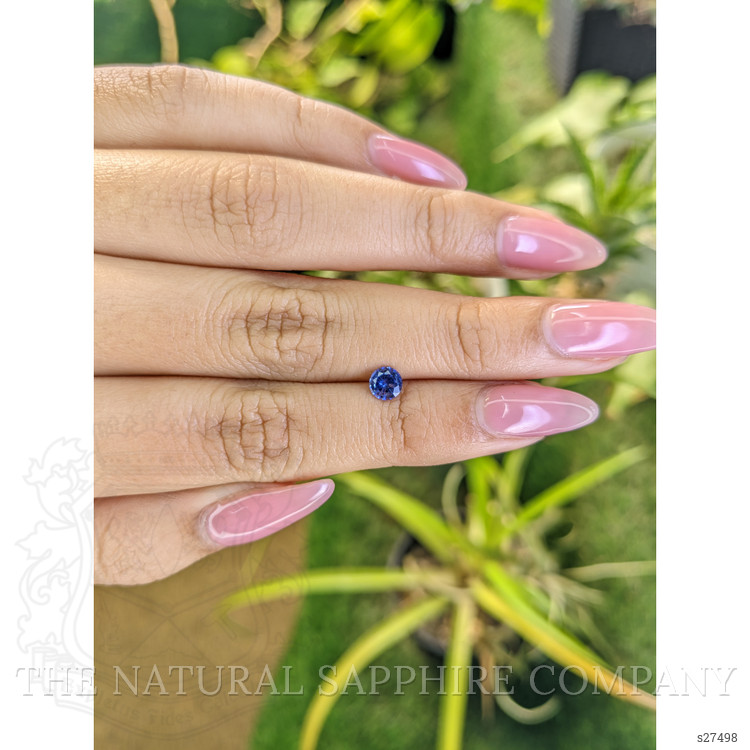 0.53 Ct. Blue Sapphire from Ceylon (Sri Lanka)