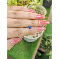 0.66 Ct. Blue Sapphire from Ceylon (Sri Lanka) Life Style
