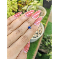 0.66 Ct. Blue Sapphire from Ceylon (Sri Lanka) Life Style