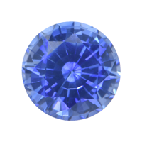 0.57 Ct.Tw. Round Sapphire