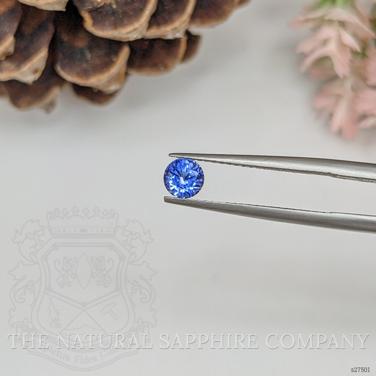 0.57 Ct. Blue Sapphire from Ceylon (Sri Lanka)