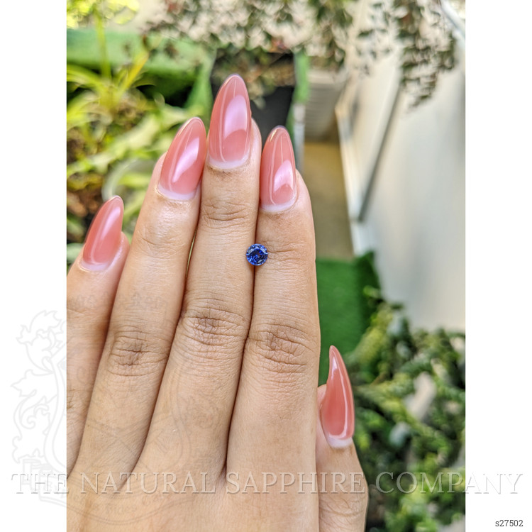 0.48 Ct. Blue Sapphire from Ceylon (Sri Lanka)