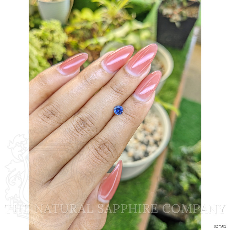 0.48 Ct. Blue Sapphire from Ceylon (Sri Lanka)