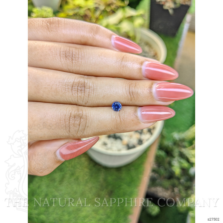 0.48 Ct. Blue Sapphire from Ceylon (Sri Lanka)