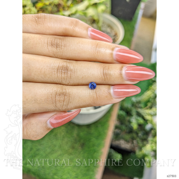 0.48 Ct. Blue Sapphire from Ceylon (Sri Lanka)