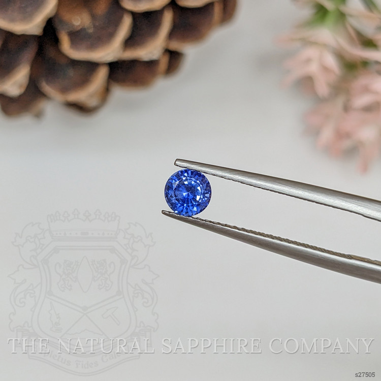 0.58 Ct. Blue Sapphire from Ceylon (Sri Lanka)