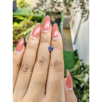 0.63 Ct. Blue Sapphire from Ceylon (Sri Lanka) Life Style