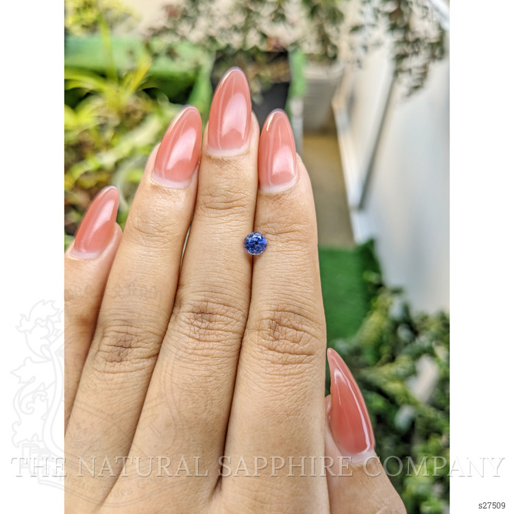 0.70 Ct. Blue Sapphire from Ceylon (Sri Lanka)