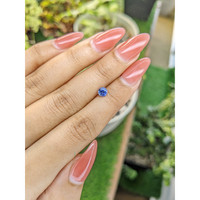 0.70 Ct. Blue Sapphire from Ceylon (Sri Lanka) Life Style