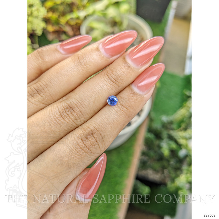 0.70 Ct. Blue Sapphire from Ceylon (Sri Lanka)