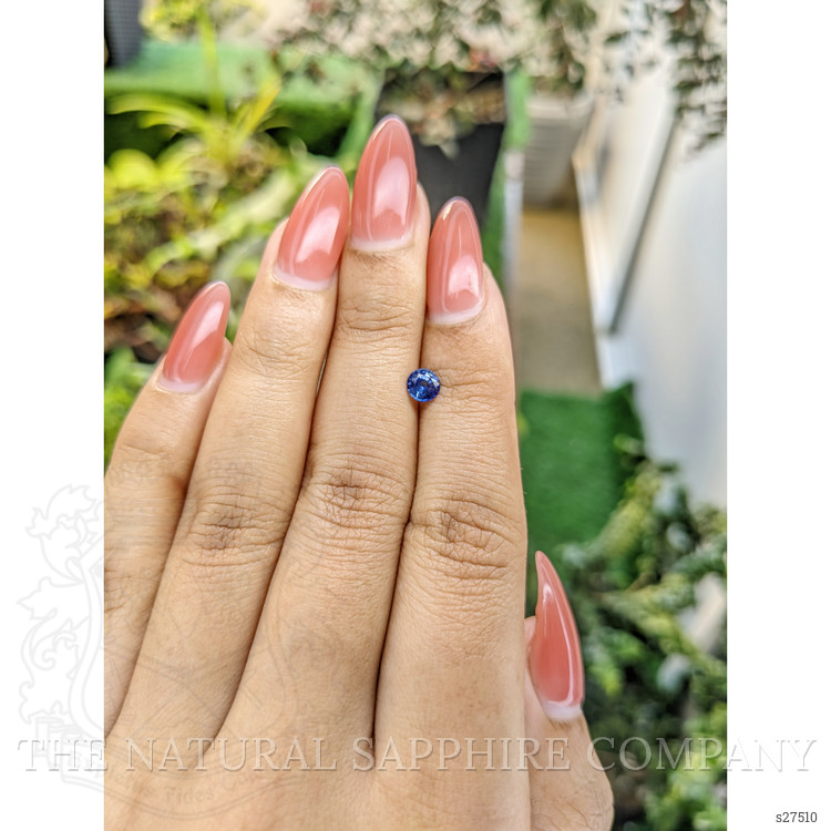 0.50 Ct. Blue Sapphire from Ceylon (Sri Lanka)