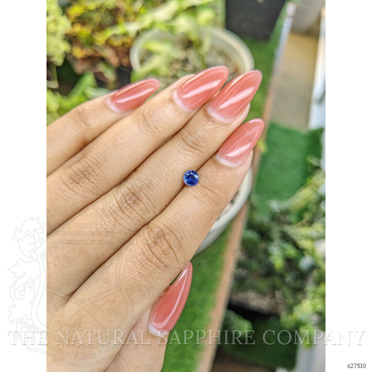 0.50 Ct. Blue Sapphire from Ceylon (Sri Lanka)