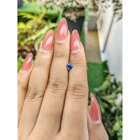 0.52 Ct. Blue Sapphire from Ceylon (Sri Lanka) Life Style