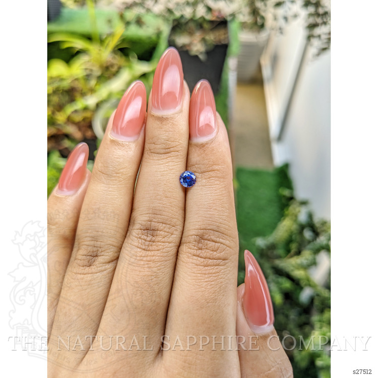 0.52 Ct. Blue Sapphire from Ceylon (Sri Lanka)