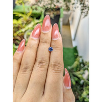 0.64 Ct. Blue Sapphire from Ceylon (Sri Lanka) Life Style