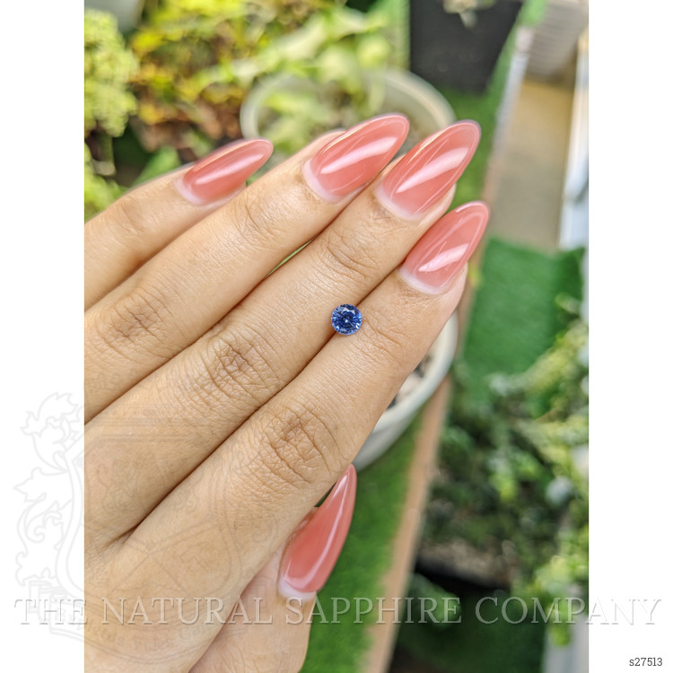 0.64 Ct. Blue Sapphire from Ceylon (Sri Lanka)