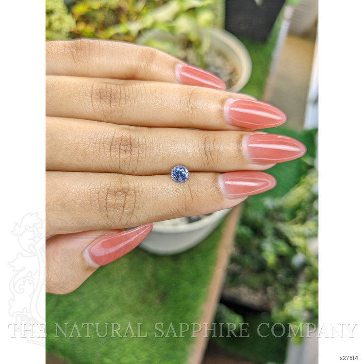 0.88 Ct. Blue Sapphire from Ceylon (Sri Lanka)