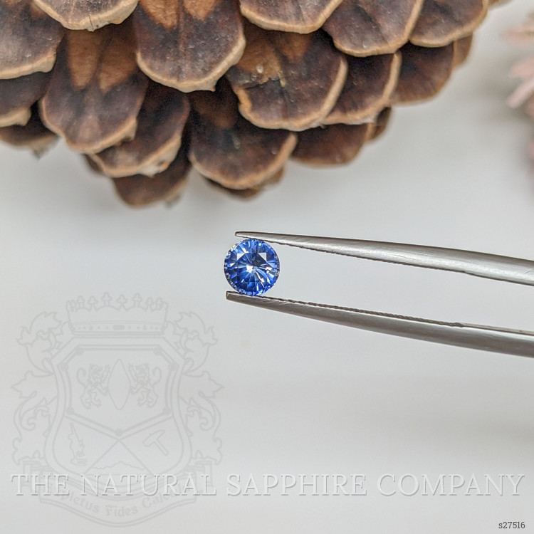0.52 Ct. Blue Sapphire from Ceylon (Sri Lanka)