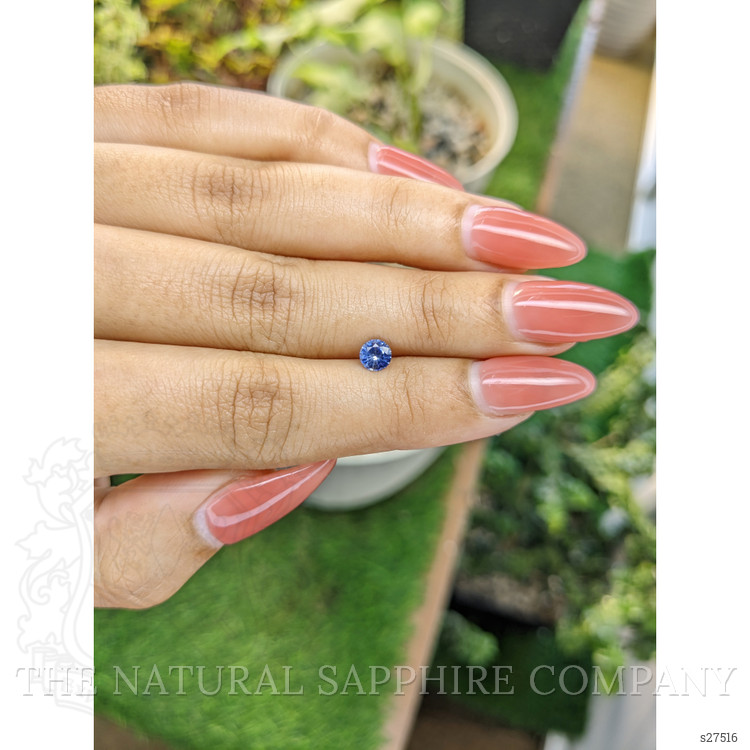 0.52 Ct. Blue Sapphire from Ceylon (Sri Lanka)