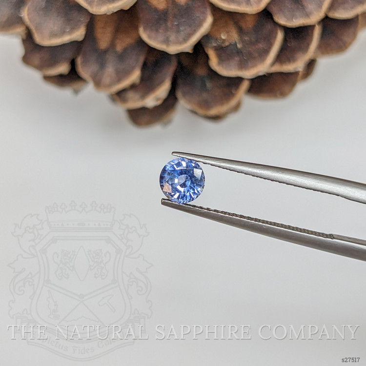 0.63 Ct. Blue Sapphire from Ceylon (Sri Lanka)