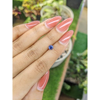 0.62 Ct. Blue Sapphire from Ceylon (Sri Lanka) Life Style