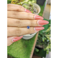 0.74 Ct. Blue Sapphire from Ceylon (Sri Lanka) Life Style