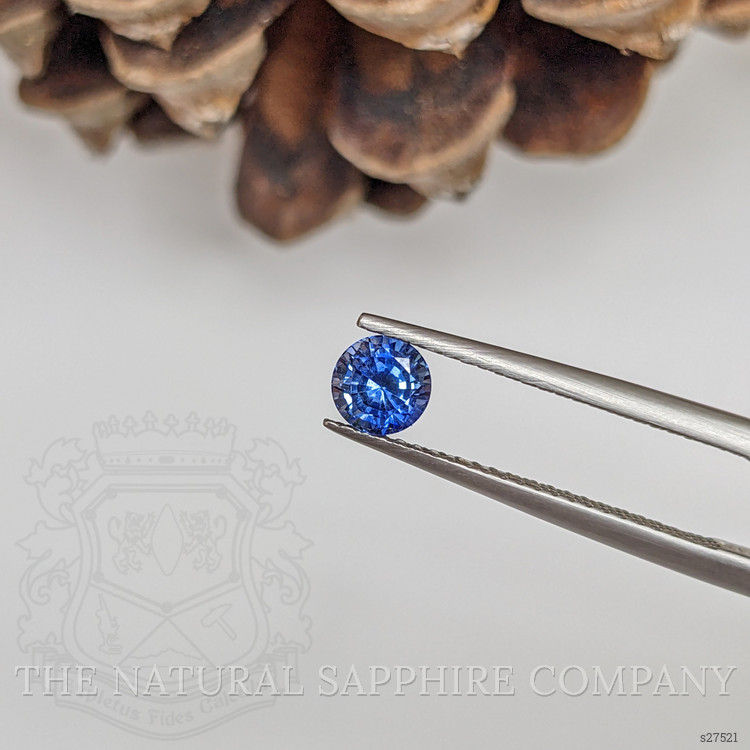 0.64 Ct. Blue Sapphire from Ceylon (Sri Lanka)