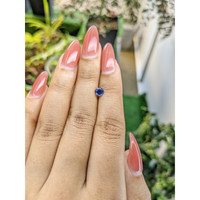 0.64 Ct. Blue Sapphire from Ceylon (Sri Lanka) Life Style