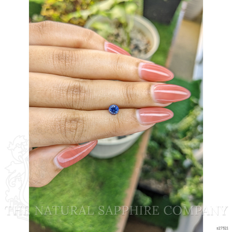 0.64 Ct. Blue Sapphire from Ceylon (Sri Lanka)