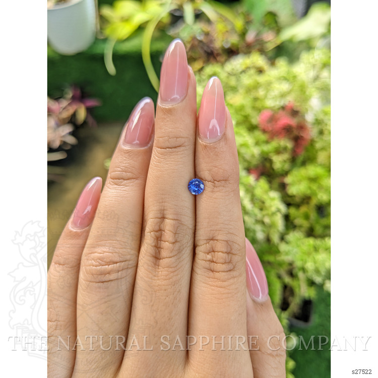 0.48 Ct. Blue Sapphire from Ceylon (Sri Lanka)