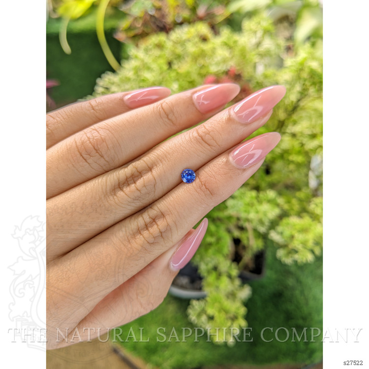 0.48 Ct. Blue Sapphire from Ceylon (Sri Lanka)