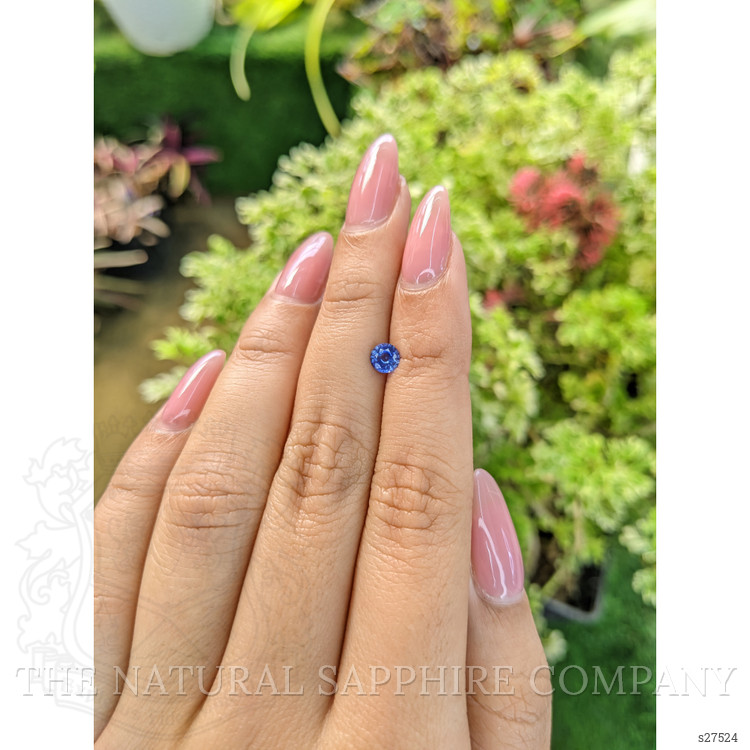 0.45 Ct. Blue Sapphire from Ceylon (Sri Lanka)