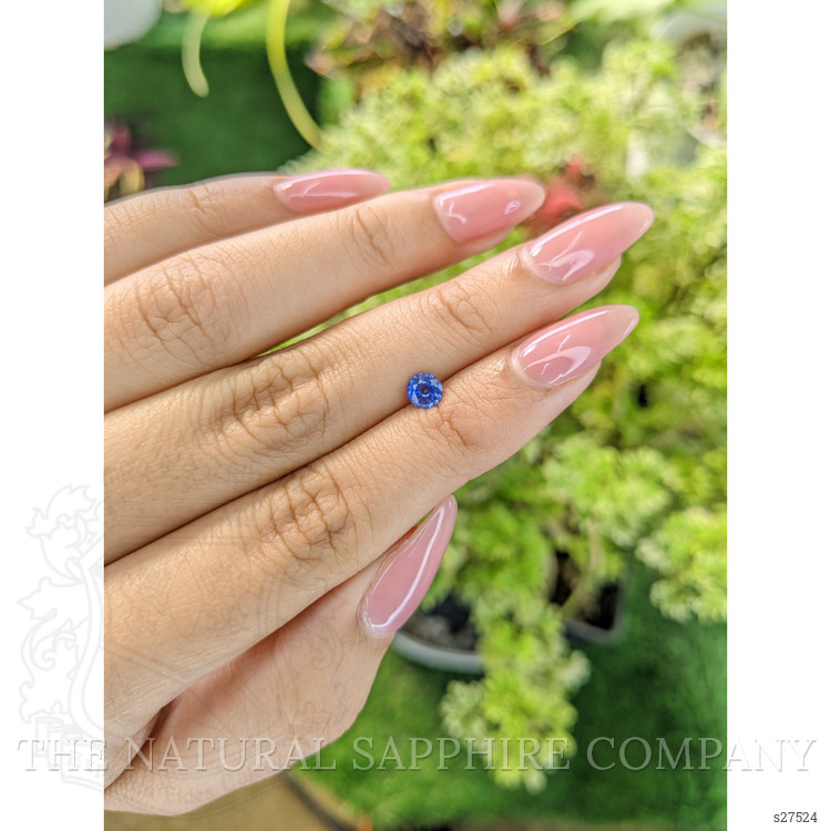0.45 Ct. Blue Sapphire from Ceylon (Sri Lanka)