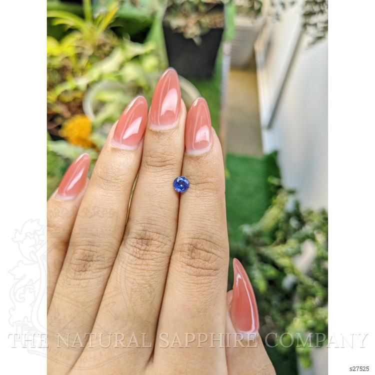 0.51 Ct. Blue Sapphire from Ceylon (Sri Lanka)