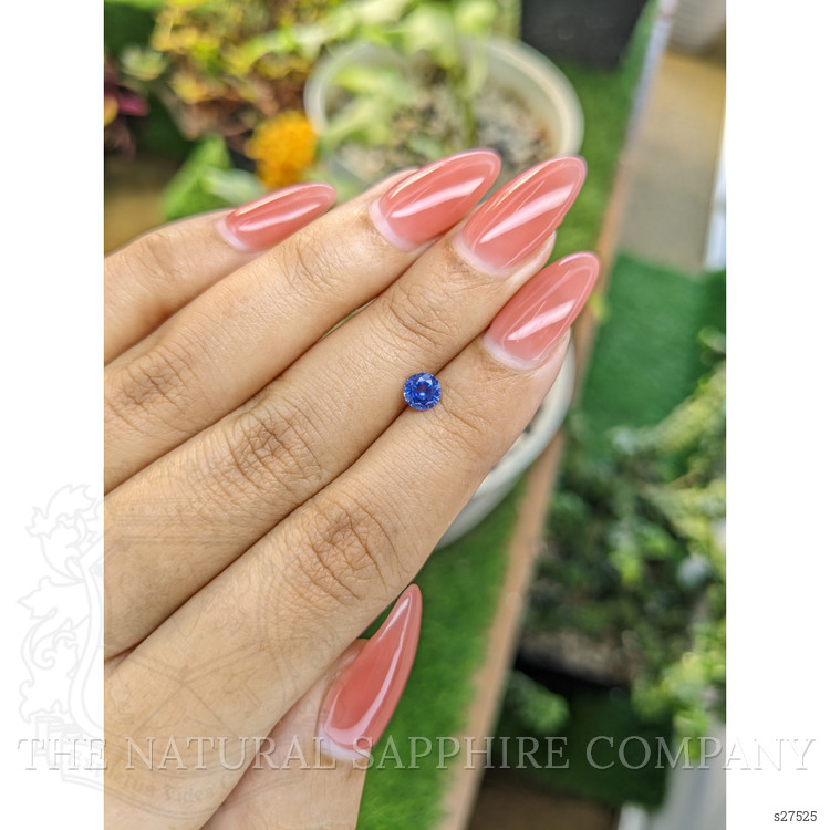 0.51 Ct. Blue Sapphire from Ceylon (Sri Lanka)