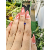 0.46 Ct. Blue Sapphire from Ceylon (Sri Lanka) Life Style