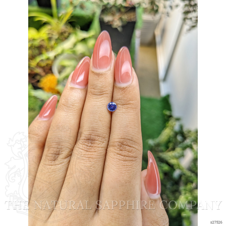 0.46 Ct. Blue Sapphire from Ceylon (Sri Lanka)