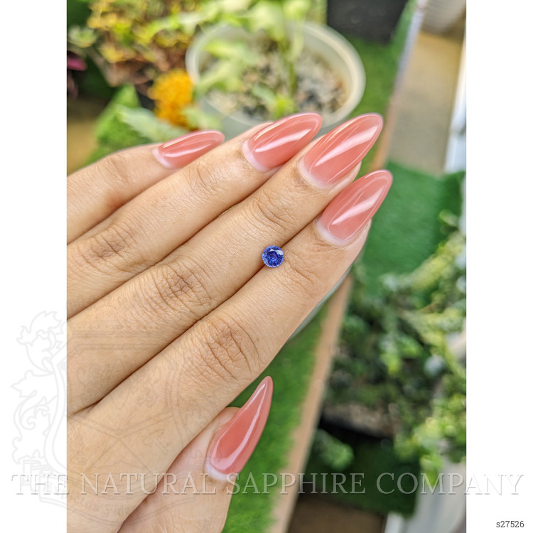 0.46 Ct. Blue Sapphire from Ceylon (Sri Lanka)