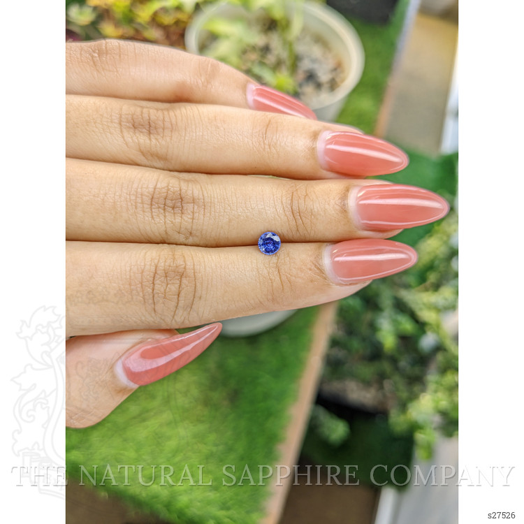 0.46 Ct. Blue Sapphire from Ceylon (Sri Lanka)
