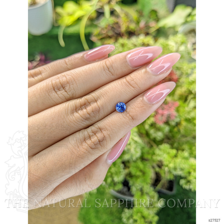 0.70 Ct. Blue Sapphire from Ceylon (Sri Lanka)