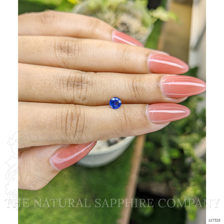 0.52 Ct. Blue Sapphire from Ceylon (Sri Lanka)