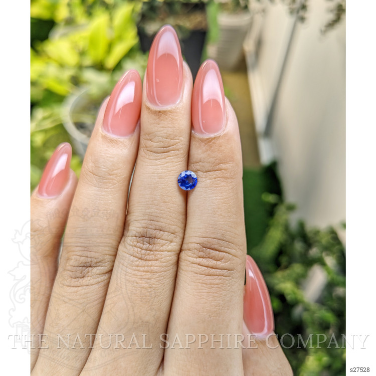0.52 Ct. Blue Sapphire from Ceylon (Sri Lanka)
