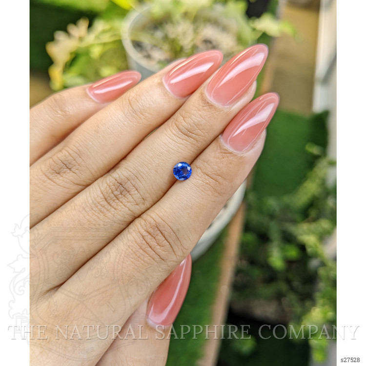 0.52 Ct. Blue Sapphire from Ceylon (Sri Lanka)